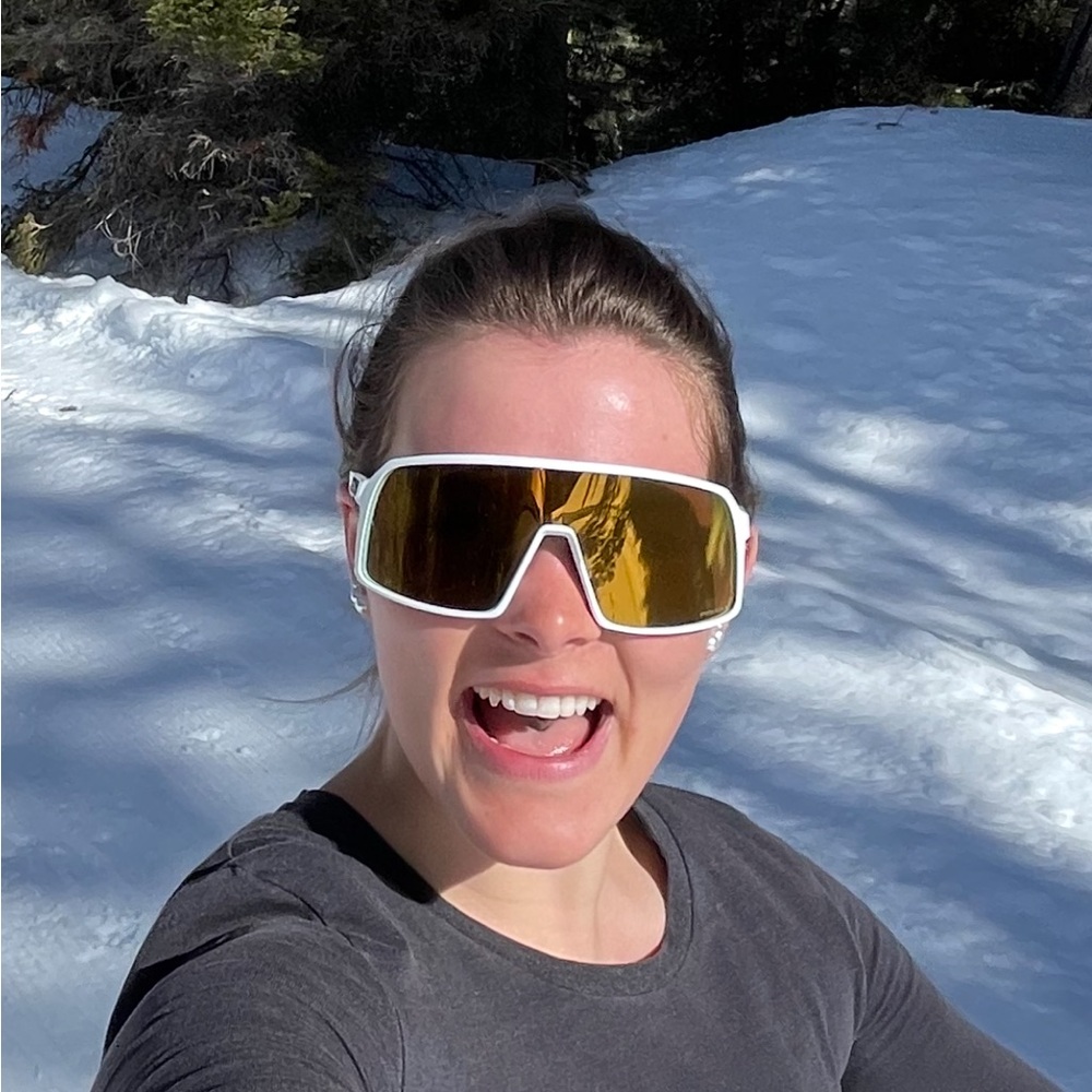 Custom Oakley Sunglasses - Gold and White